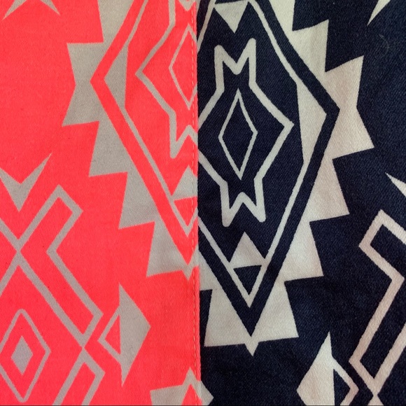 •Flying Tomato• High Waist Aztec Design Shorts - L - Picture 4 of 8